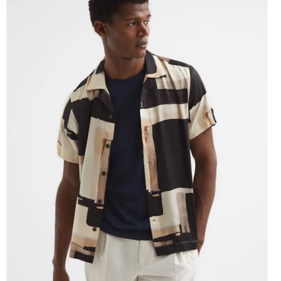 Reiss Deekay Abstract Print Shirt - Picture 4 of 4